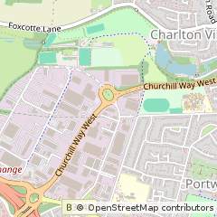 Map of East Portway IND Estate Andover, Hampshire