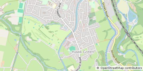 Map of Stockport