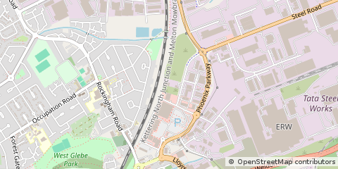 Map of Corby