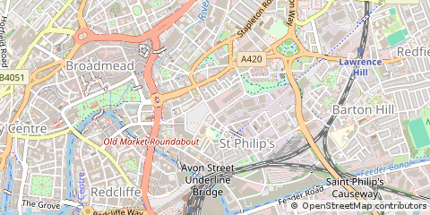 Map of Bristol