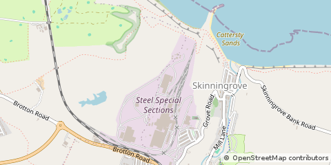 Map of Saltburn-by-the-SEA, Cleveland