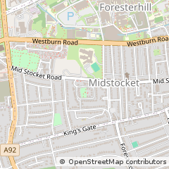 Map of Aberdeen, Aberdeenshire