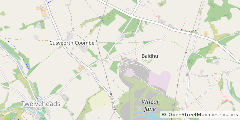 Map of Truro, Cornwall