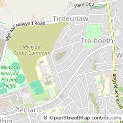 Map of Swansea