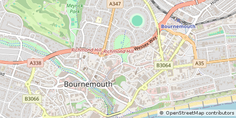 Map of Bournemouth