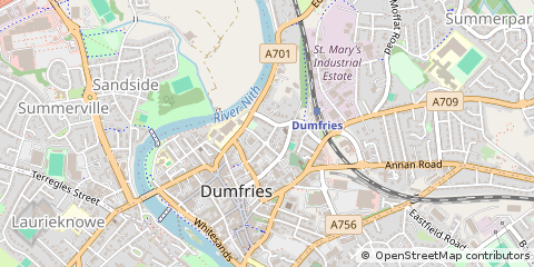 Map of Dumfries
