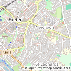 Map of Exeter