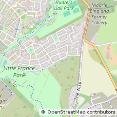 Map of Edinburgh, Midlothian