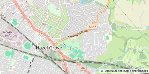 Map of Stockport, Cheshire