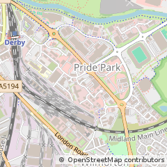 Map of Derby