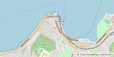 Map of Gourock