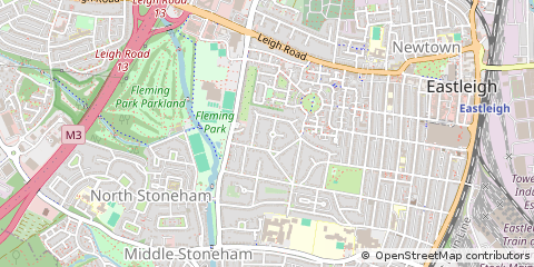 Map of Eastleigh