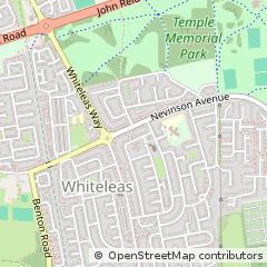 Map of South Shields, Tyne & Wear