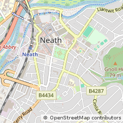Map of Neath