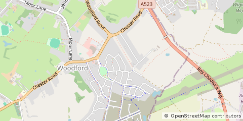 Map of Stockport