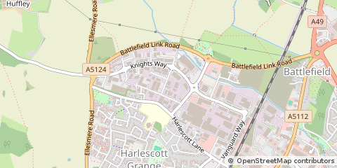 Map of Shrewsbury