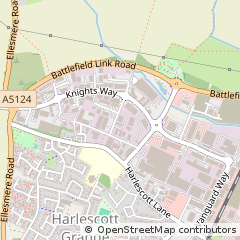 Map of Shrewsbury