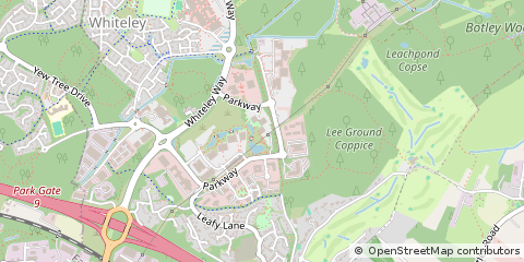 Map of Fareham, Hampshire