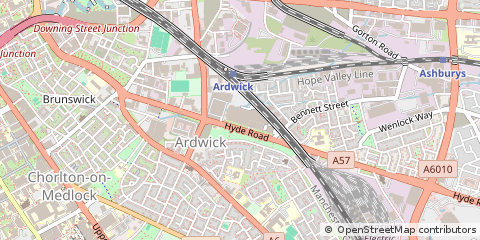 Map of Manchester