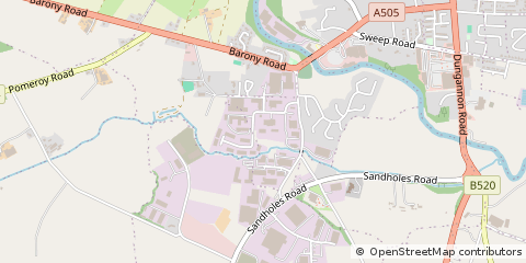 Map of Cookstown, Co Tyrone