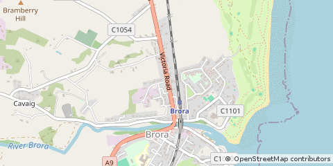 Map of Brora
