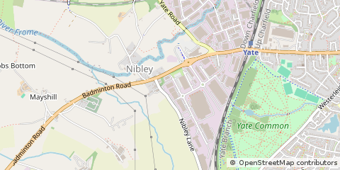 Map of Yate, Bristol