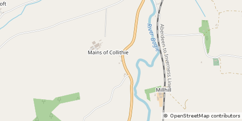 Map of Huntly