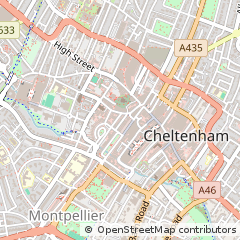 Map of London, Gloucestershire