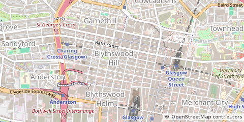 Map of Glasgow