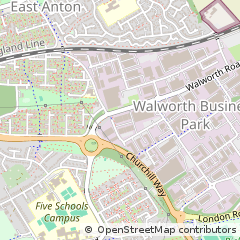 Map of Andover, Hampshire