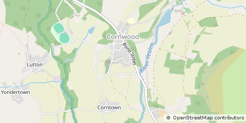 Map of Ivybridge, Devon