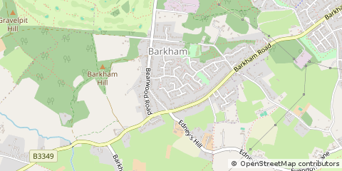 Map of Wokingham