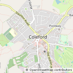 Map of Coleford, Gloucestershire