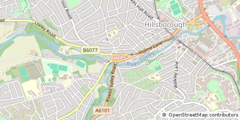Map of Sheffield