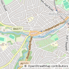 Map of Sheffield