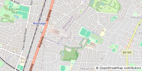 Map of Stockport