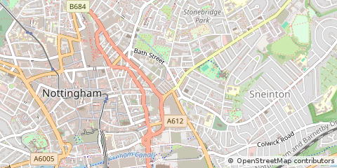 Map of Nottingham