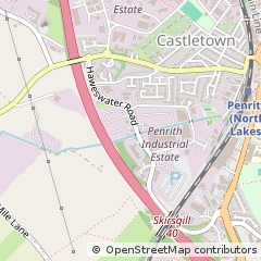 Map of Penrith, Cumbria
