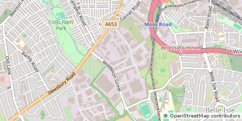Map of Leeds