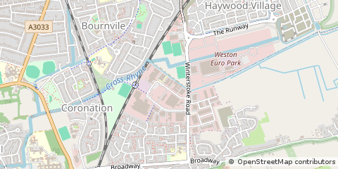 Map of Weston-Super-Mare, North Somerset
