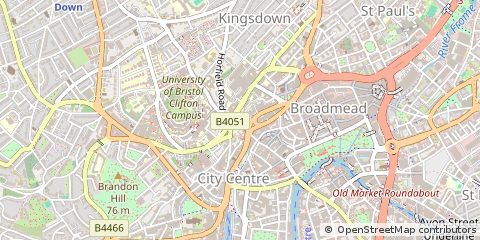 Map of Bristol