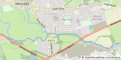 Map of Wimborne