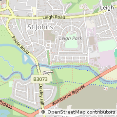 Map of Wimborne