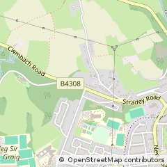 Map of Llanelli, Dyfed