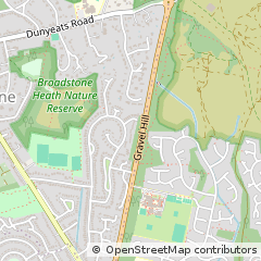 Map of Broadstone, Dorset
