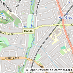 Map of Birmingham, West Midlands