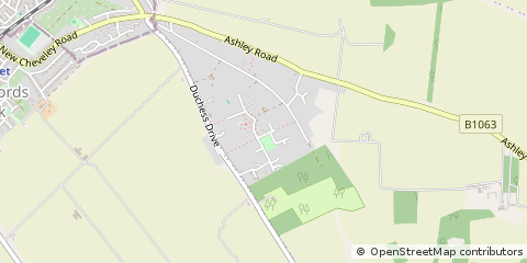 Map of Newmarket, Suffolk