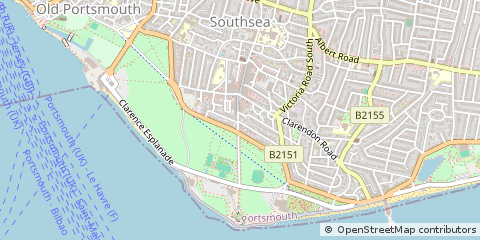 Map of Portsmouth, Hampshire