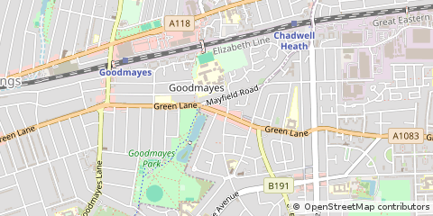 Map of Dagenham