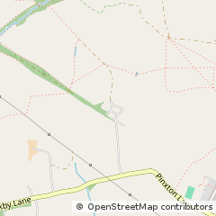 Map of Pinxton, Nottinghamshire